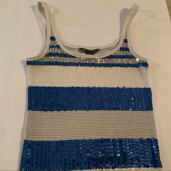 Armani Exchange Tops - ARMANI EXCHANGE SEQUIN TANK  SZ MED